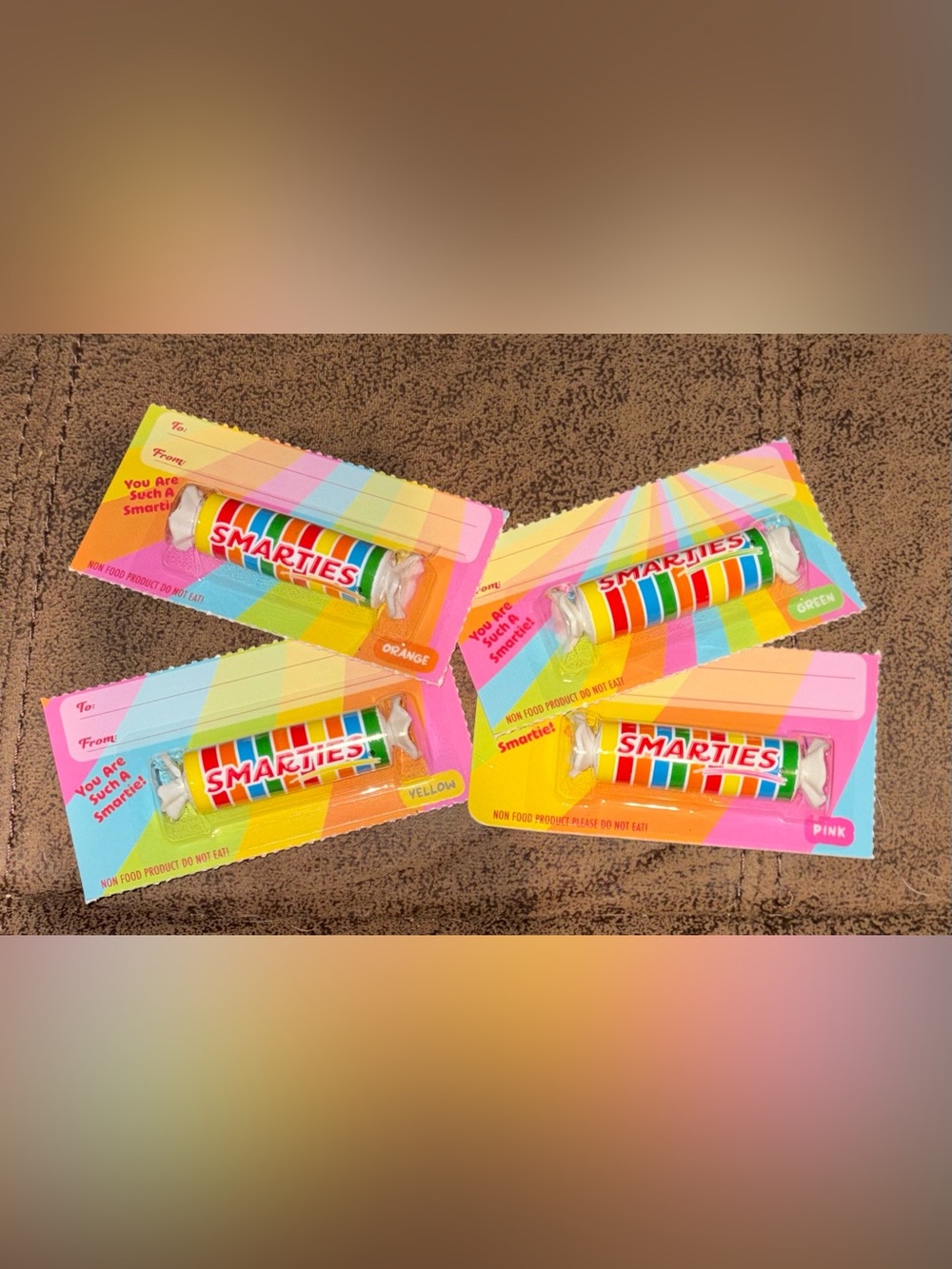 Set of 4 Smarties Highlighters - Assorted Colors - NEW - Picture 1 of 1